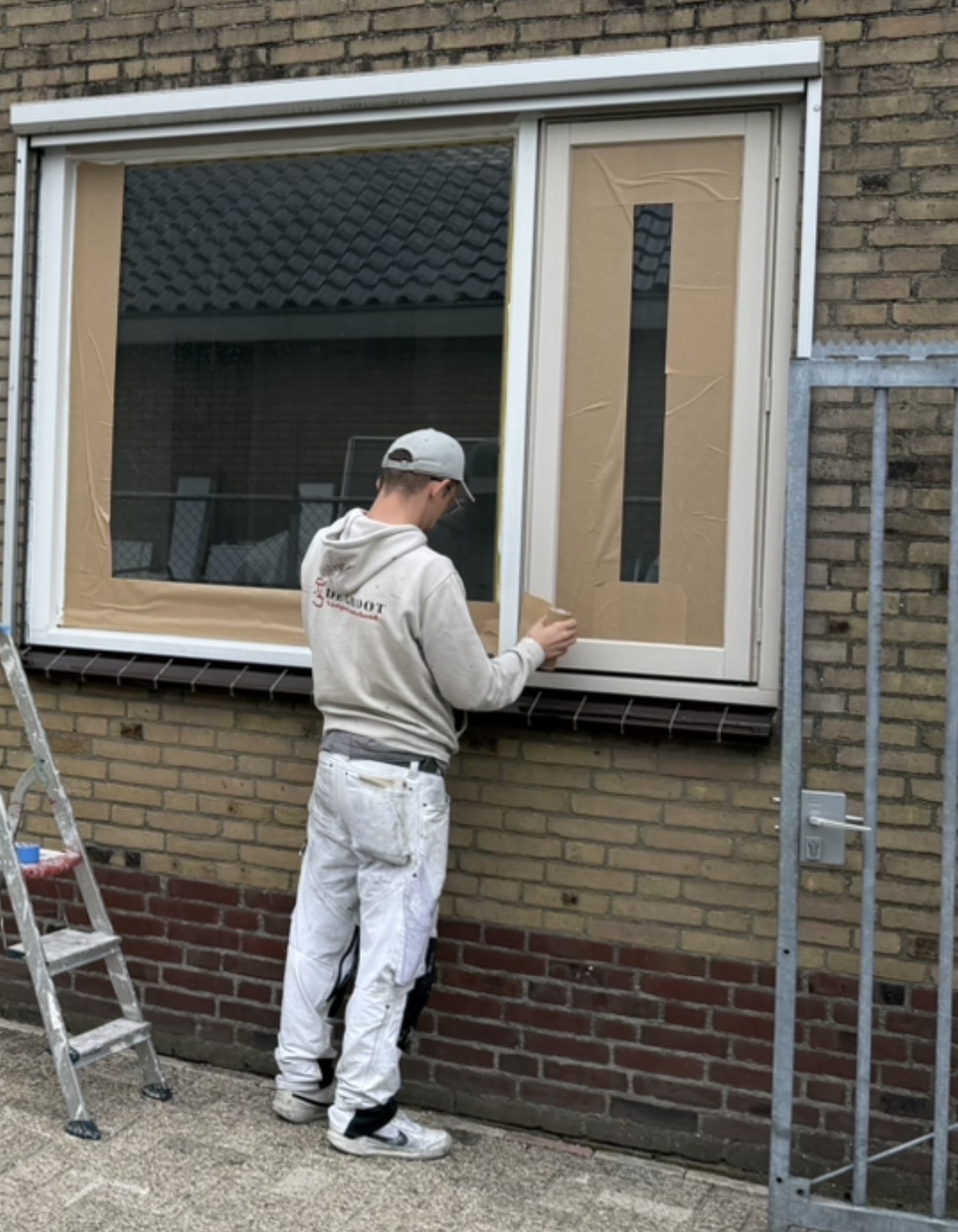 Voorbereiding van een buitenkozijn